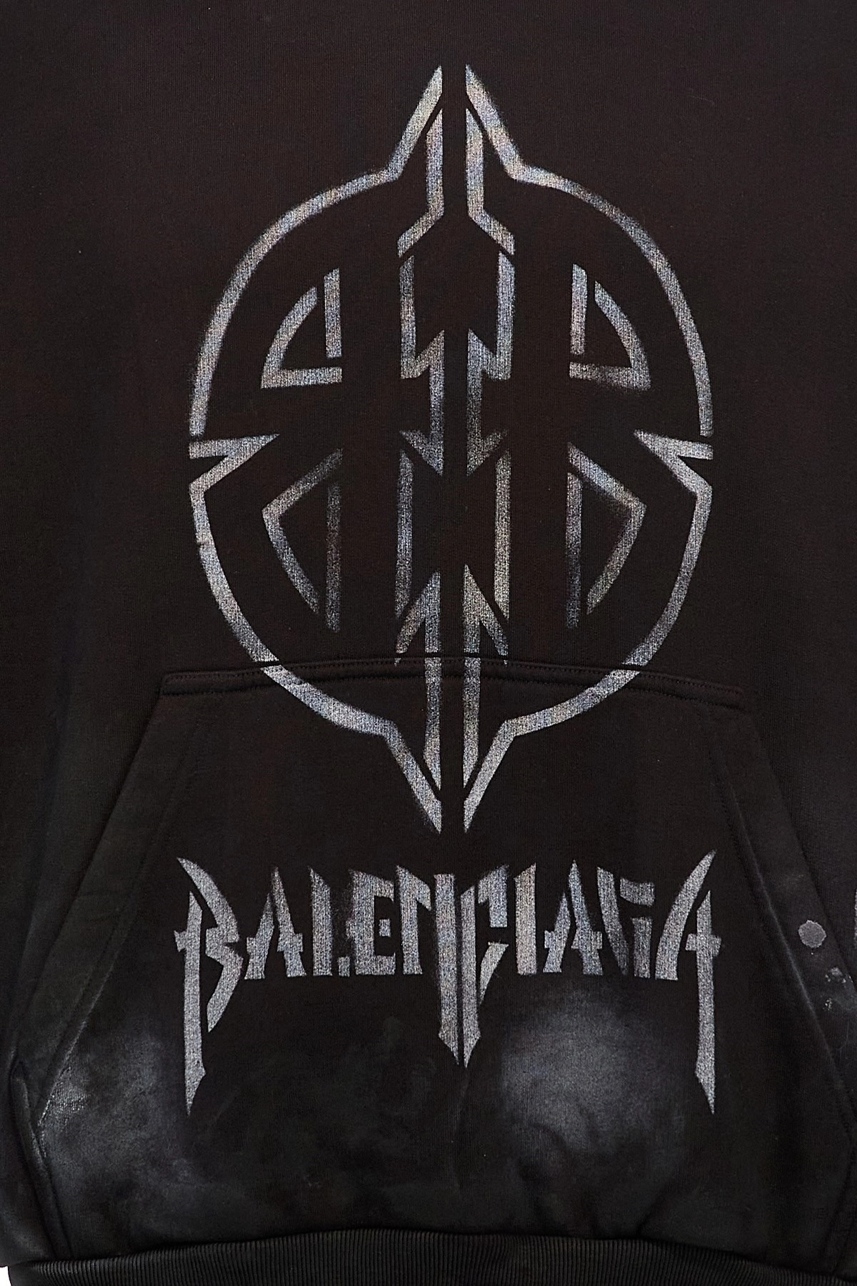 'Metal BB Stencil' hoodie - 4