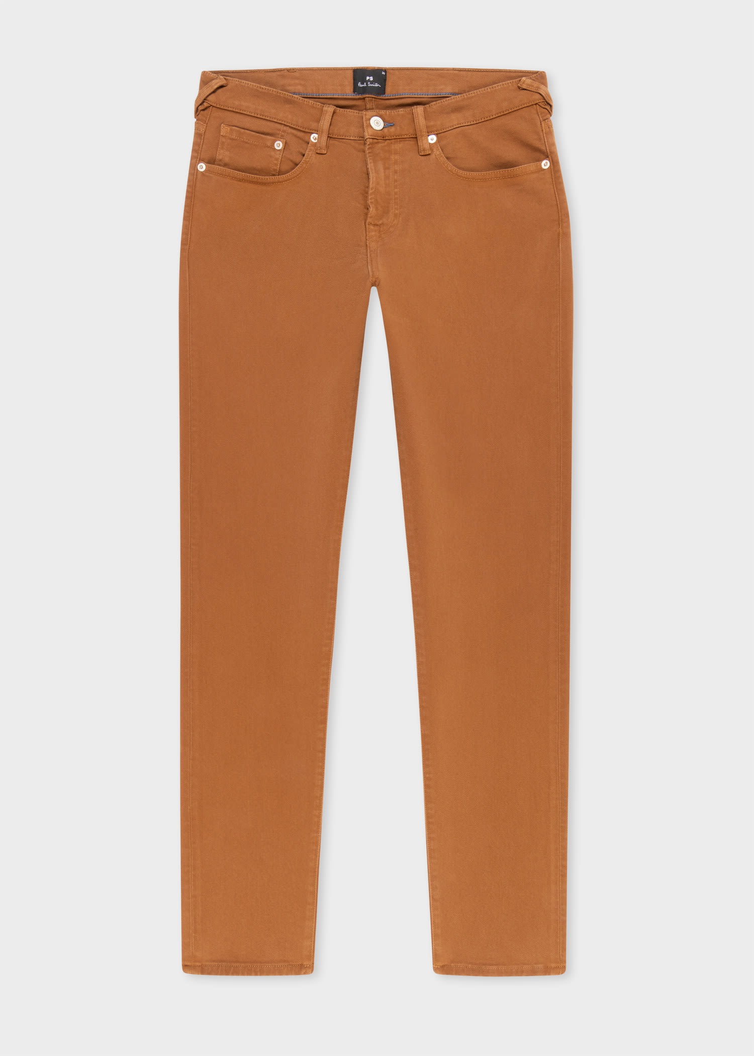 Tapered-Fit Garment-Dyed Jeans - 1