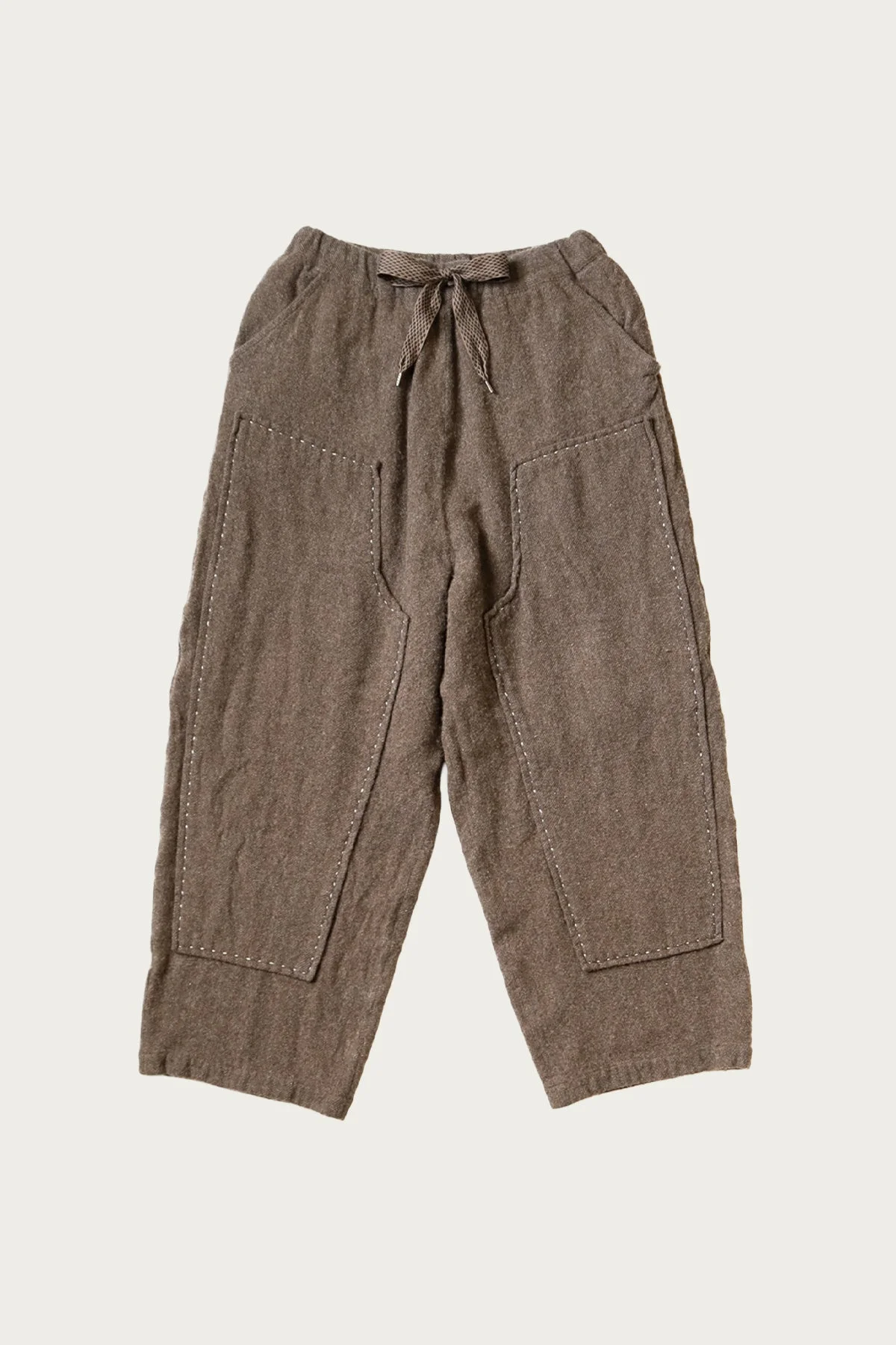 Fulling Wool CASA Pants - Brown - 1