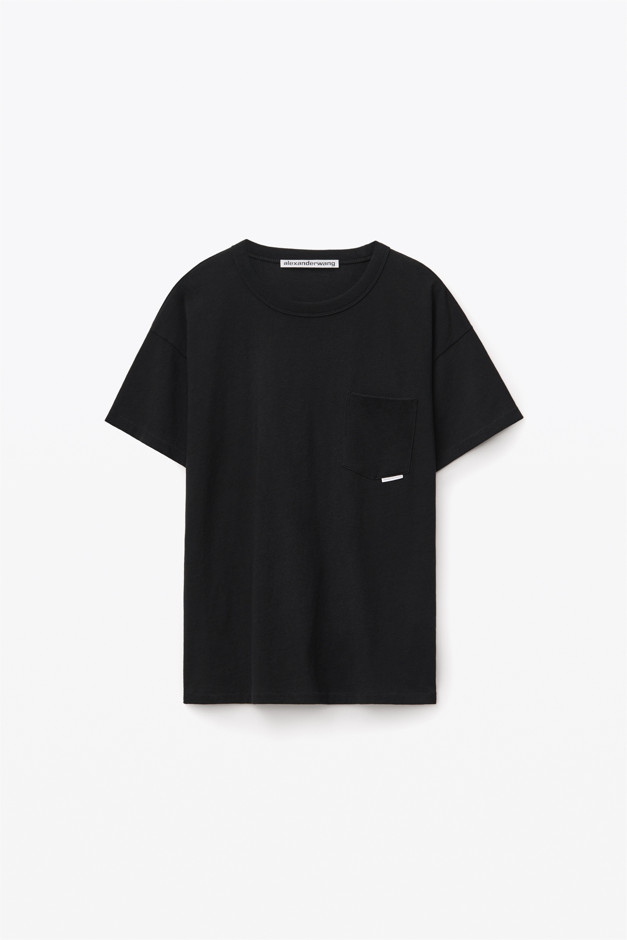 POCKET TEE IN HIGH TWIST JERSEY - 1