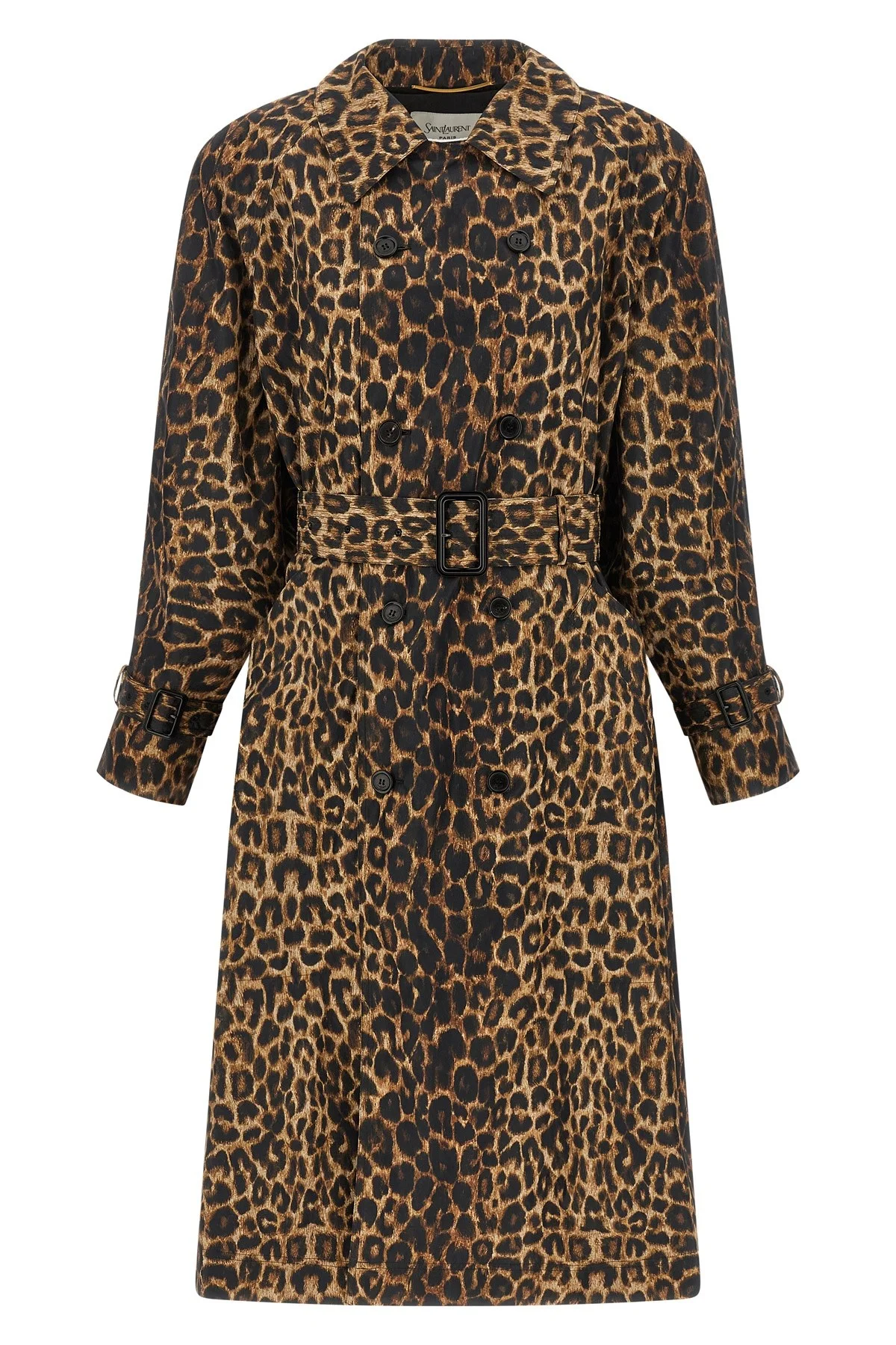Double-Breasted Trench Coat - 1