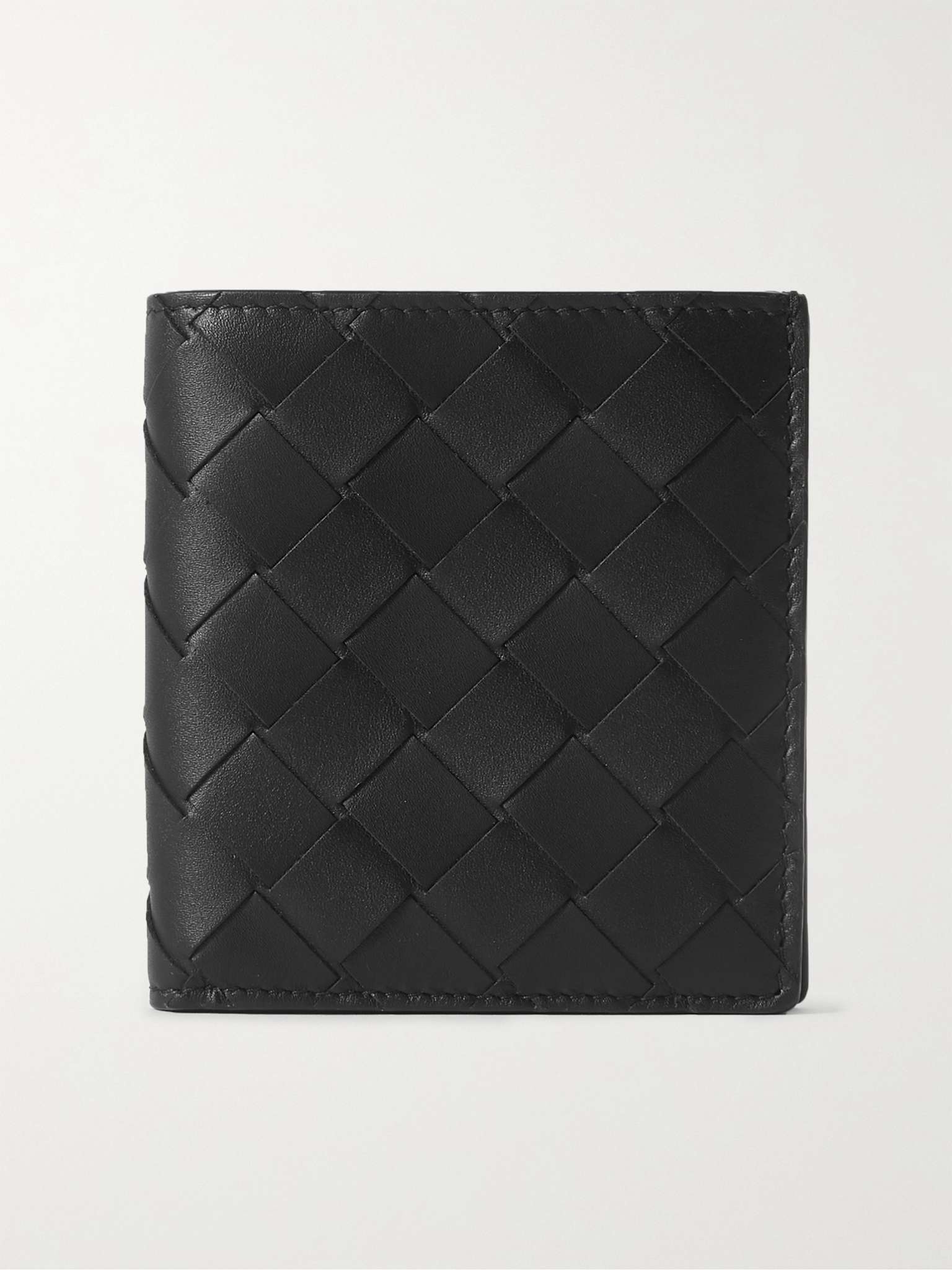 Intrecciato Leather Billfold Wallet - 1