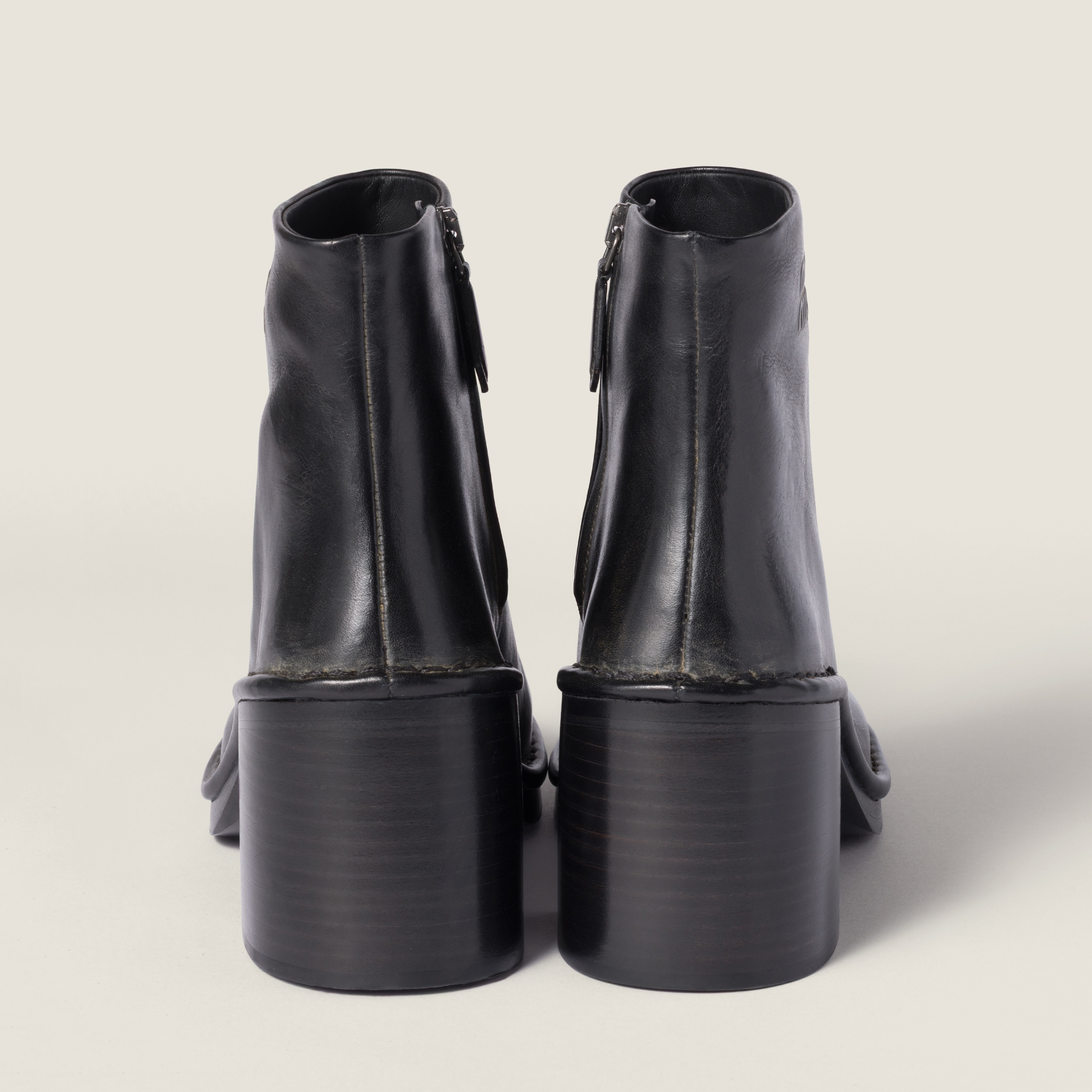 Leather booties - 3