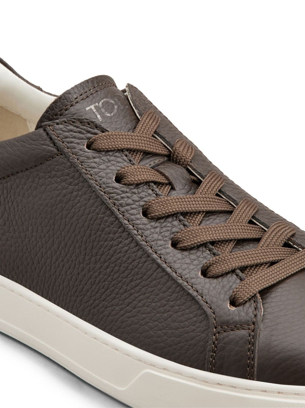 Allacciata Cassetta leather sneakers - 5
