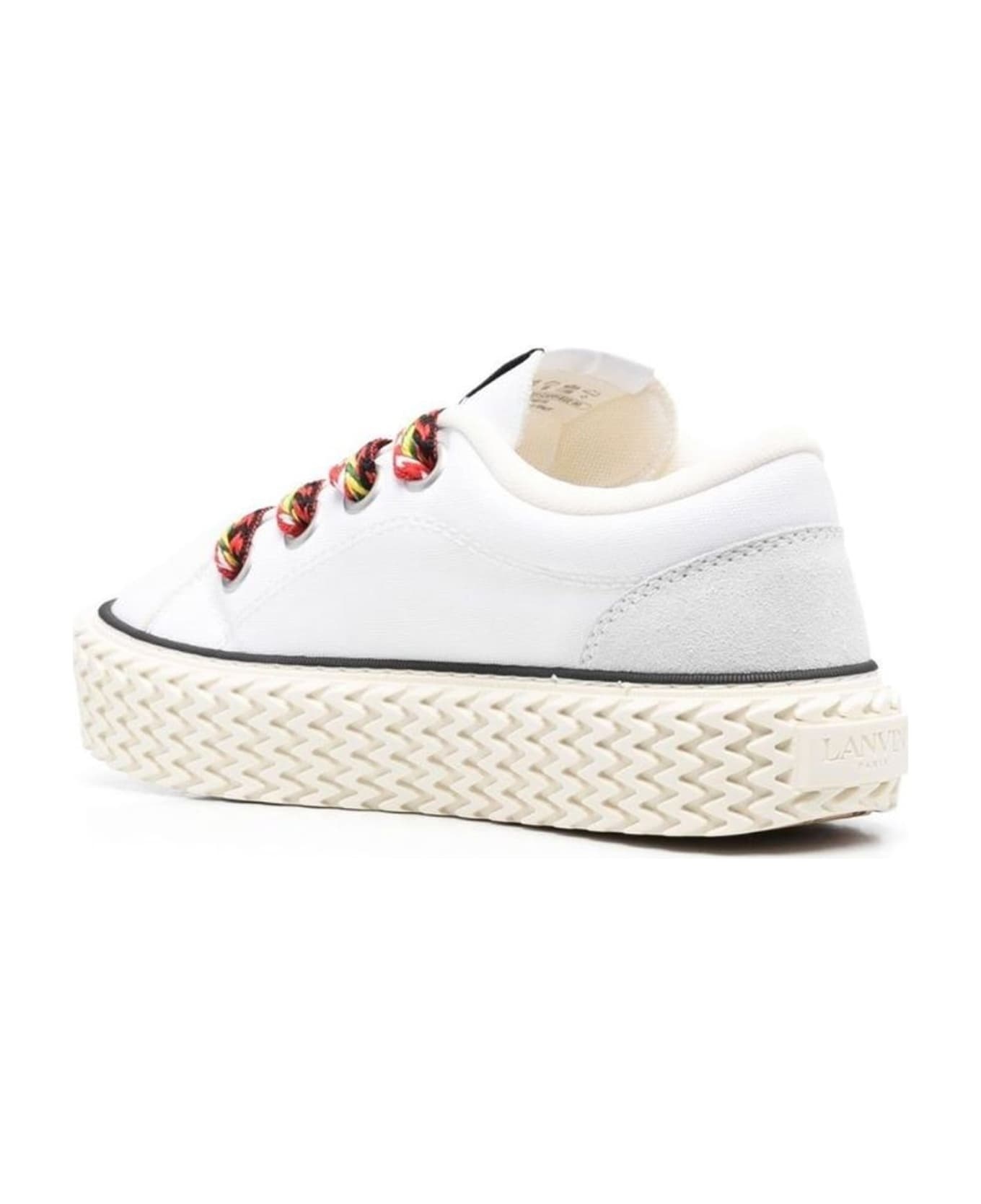 Cotton Lace-up Sneakers - 3