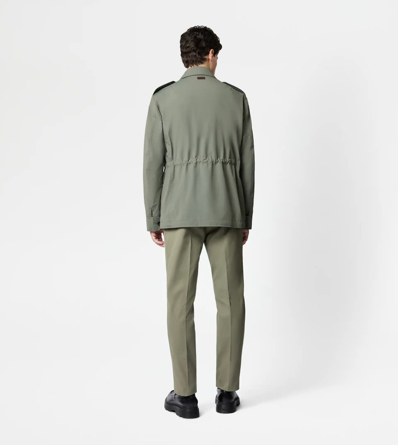 FIELD JACKET IN TECHNICAL FABRIC - GREEN 3