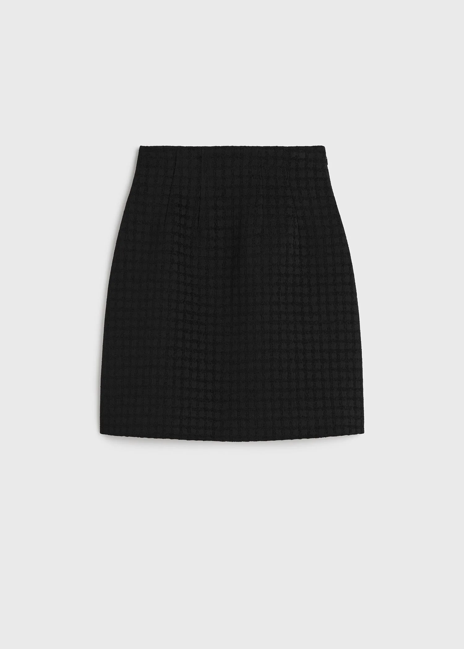 Curved skirt black - 1