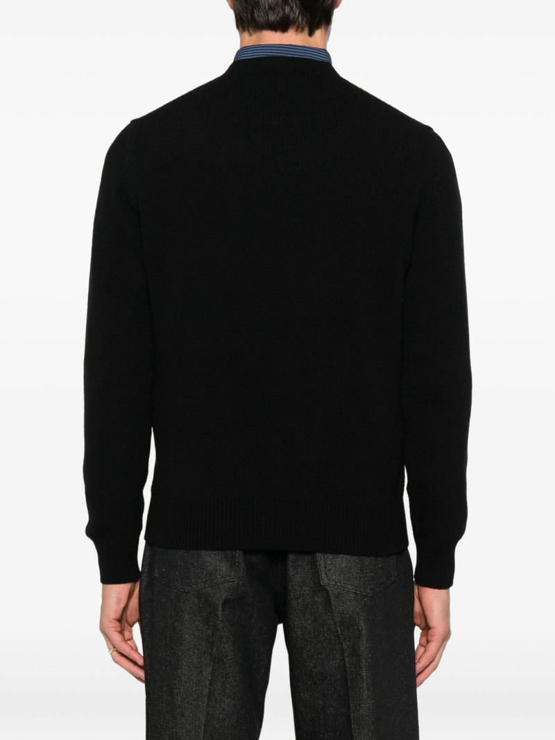 GUCCI Gucci Logo-plaque Crew-neck Sweater outlook