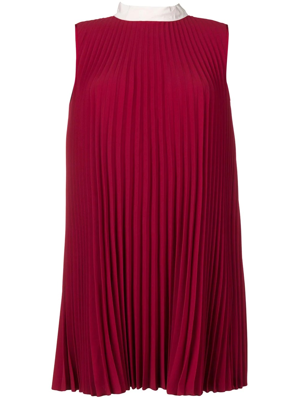 pleated shift dress - 1