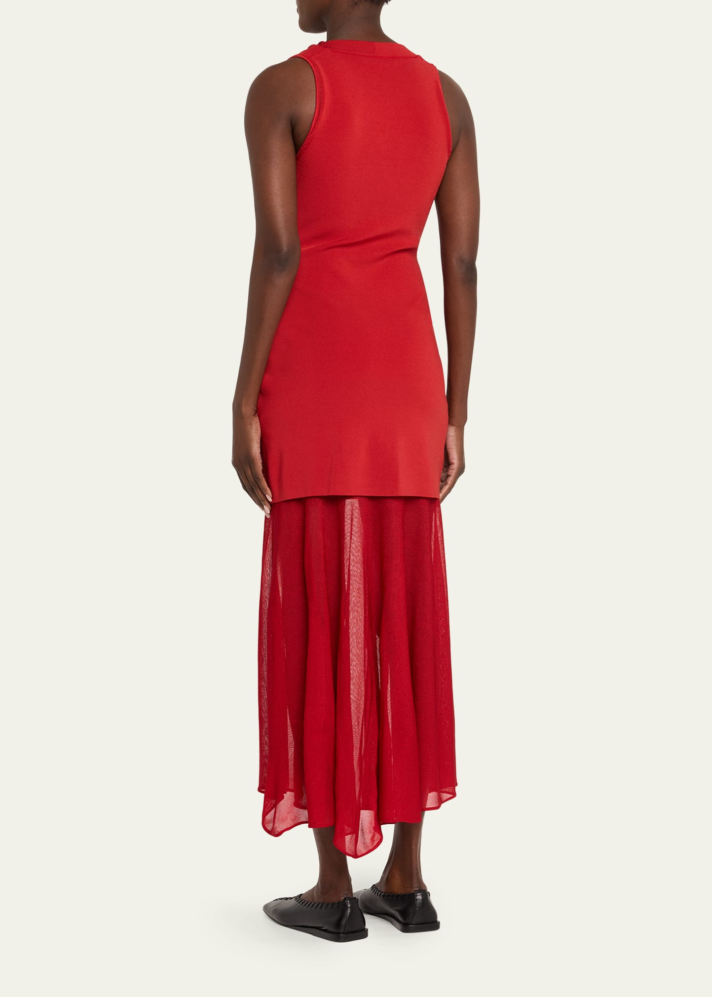 Xena Sleeveless Halter Maxi Dress - 3