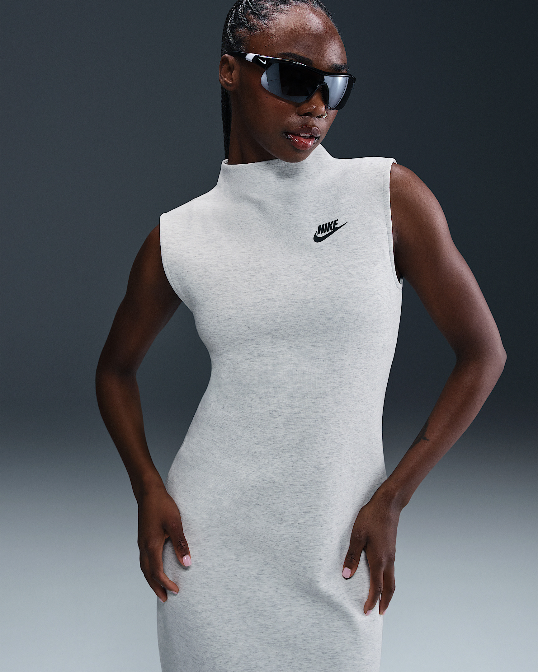 Nike Sportswear Tech Fleece Women's Slim Maxi Tank Dress - 2