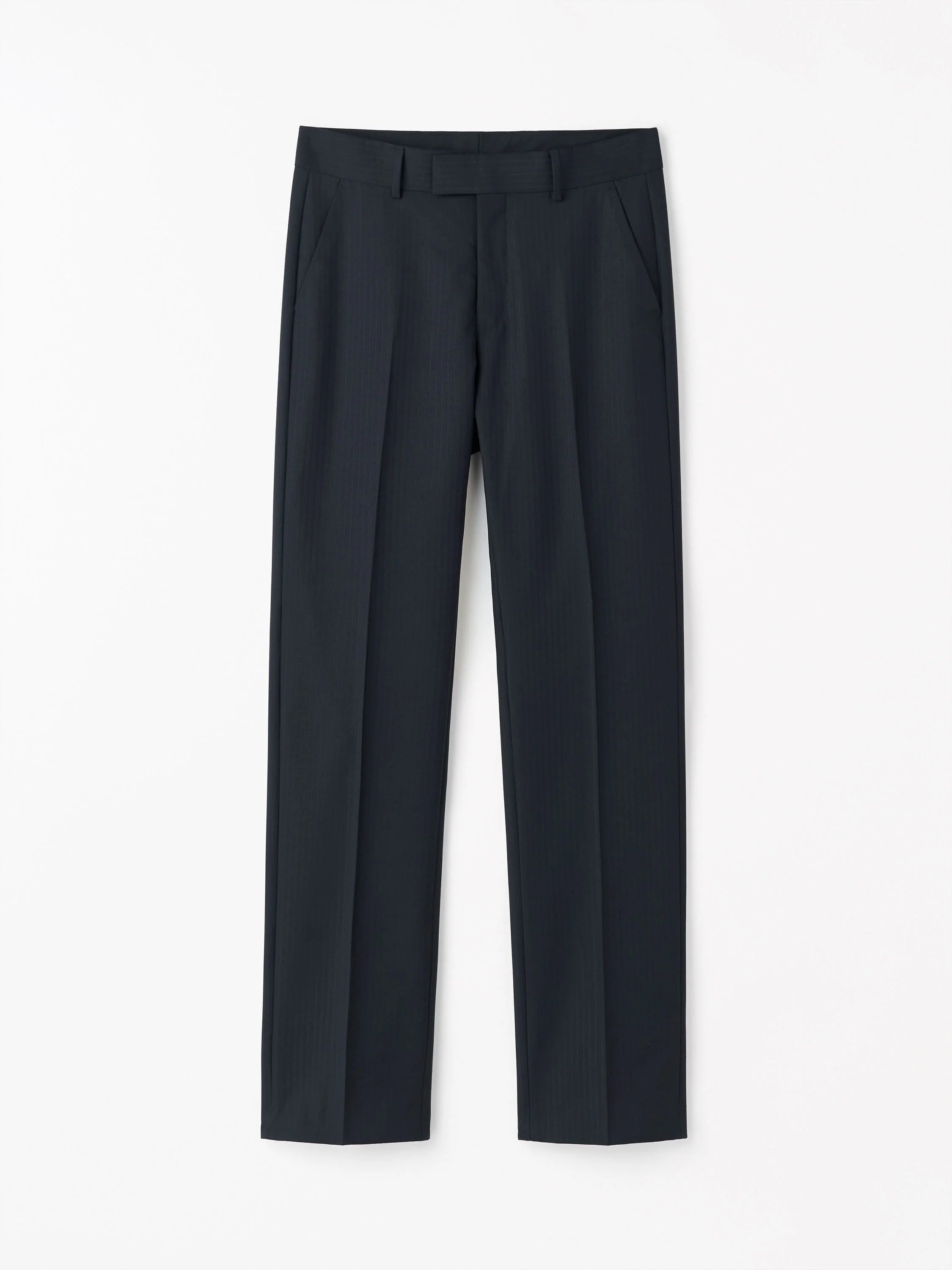 Tenser Pinstripe Wool Trousers - 1