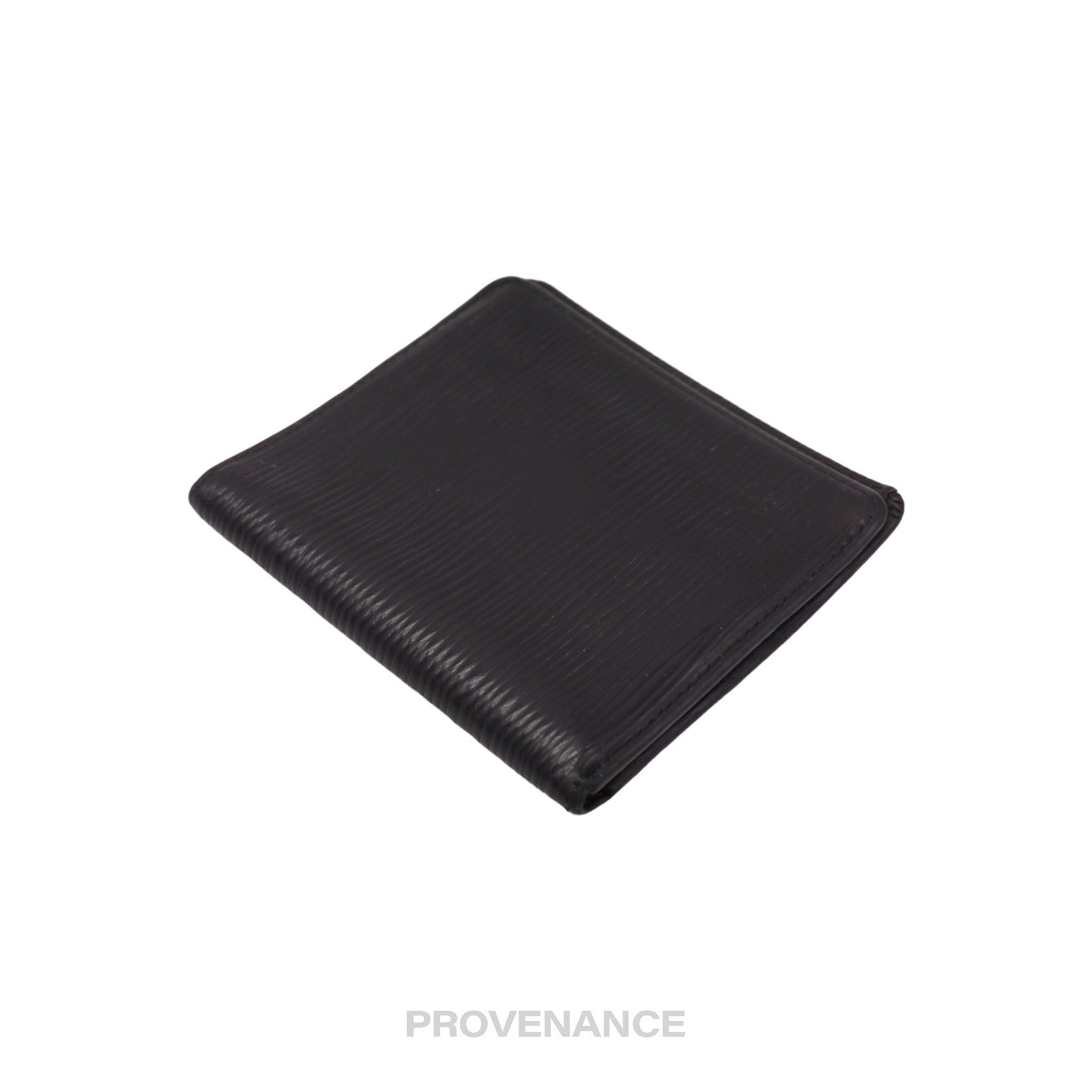 Louis Vuitton 6CC Bifold Wallet in Black Epi Noir Leather - 4
