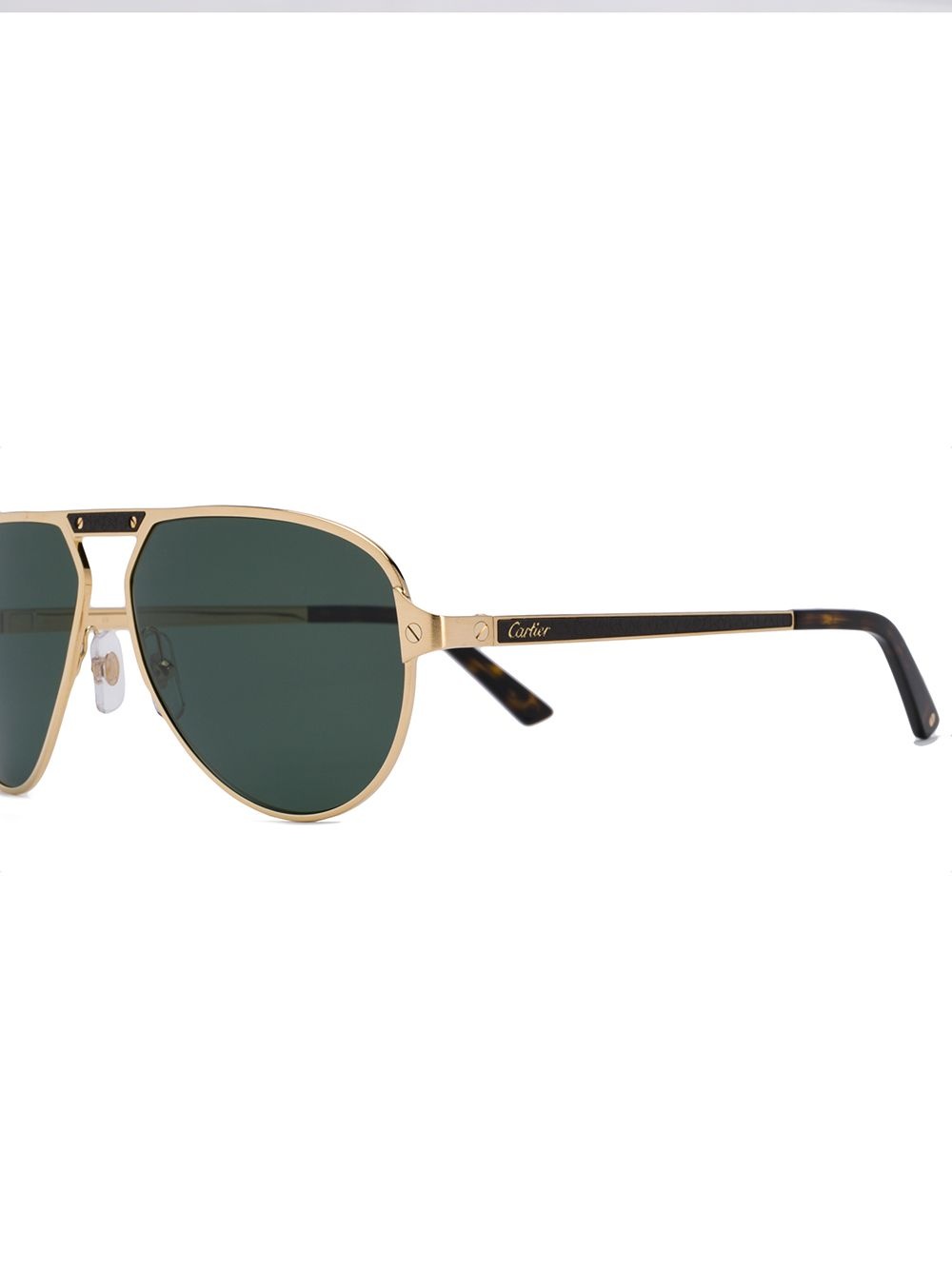 Santos de Cartier aviator-frame sunglasses - 2