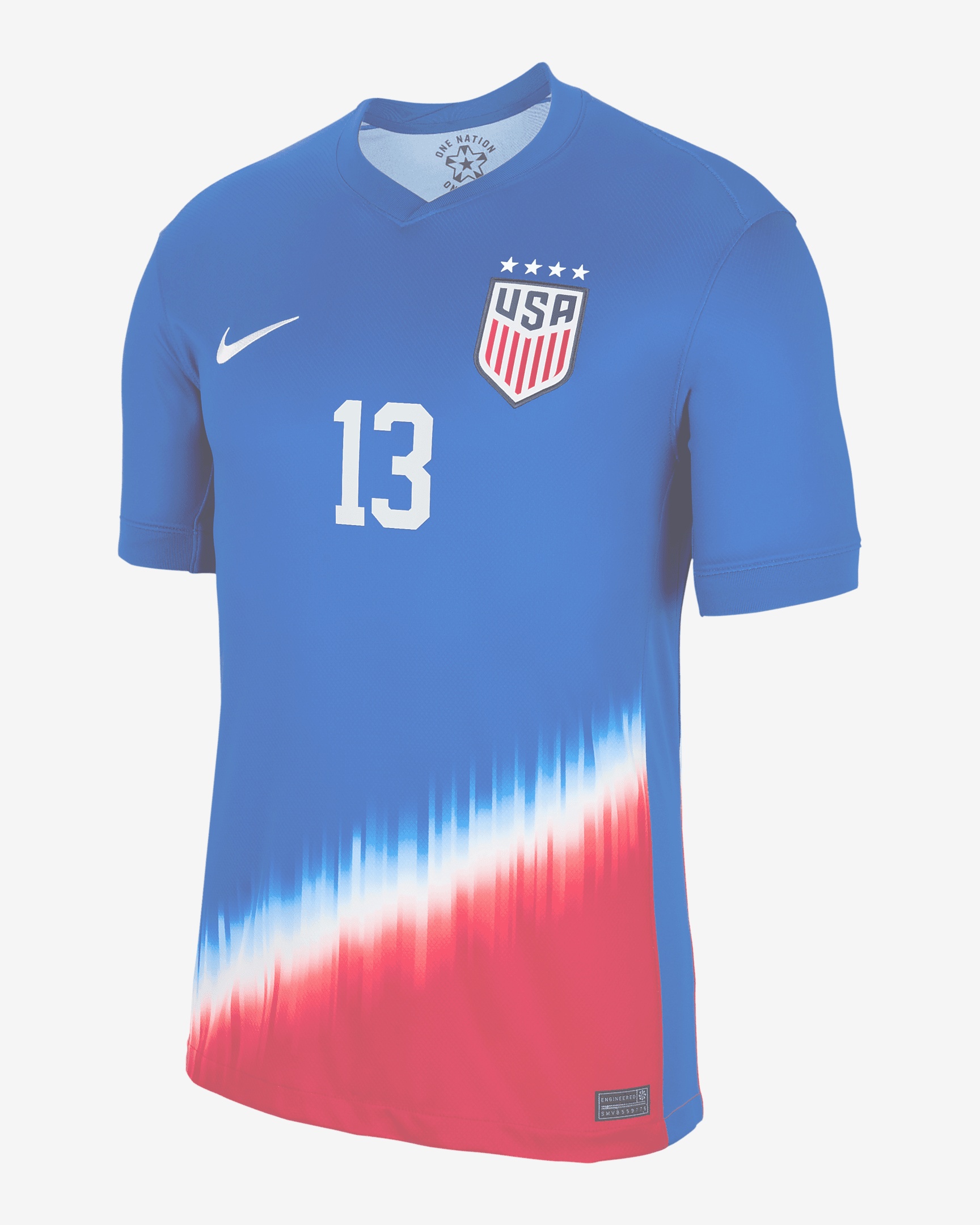 Alex Morgan USWNT 2024 Stadium Away Nike Men's Dri-FIT Soccer Jersey - 1