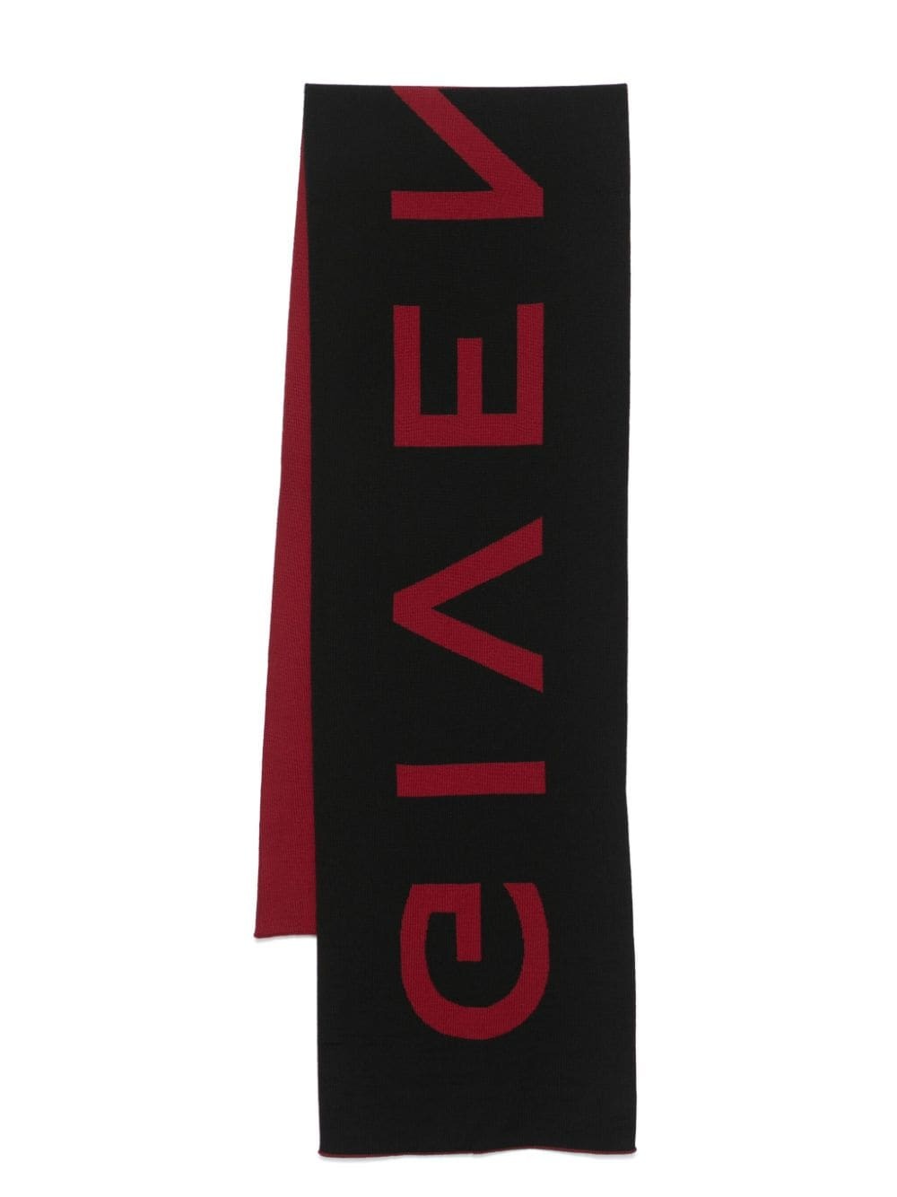 logo-jacquard scarf - 1