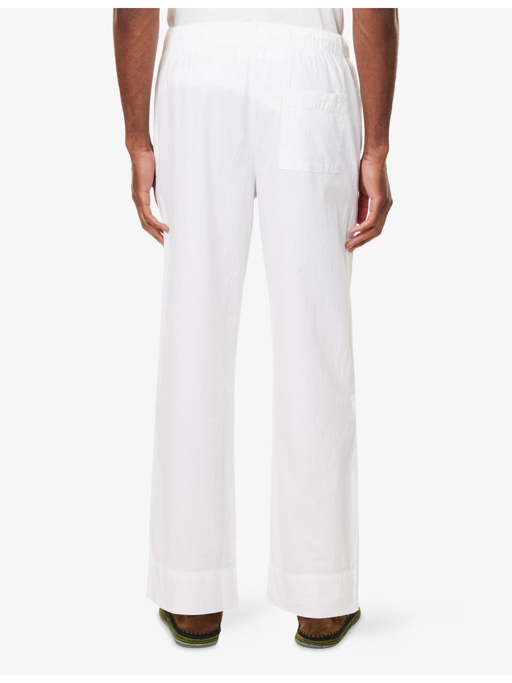 Luan Seersucker Straight-Leg Cotton-Blend Trousers - 4