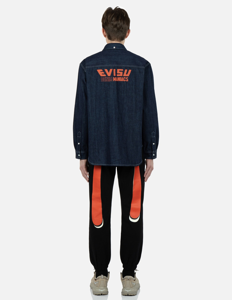 EVISU MULTI-POCKET DENIM SHIRT outlook