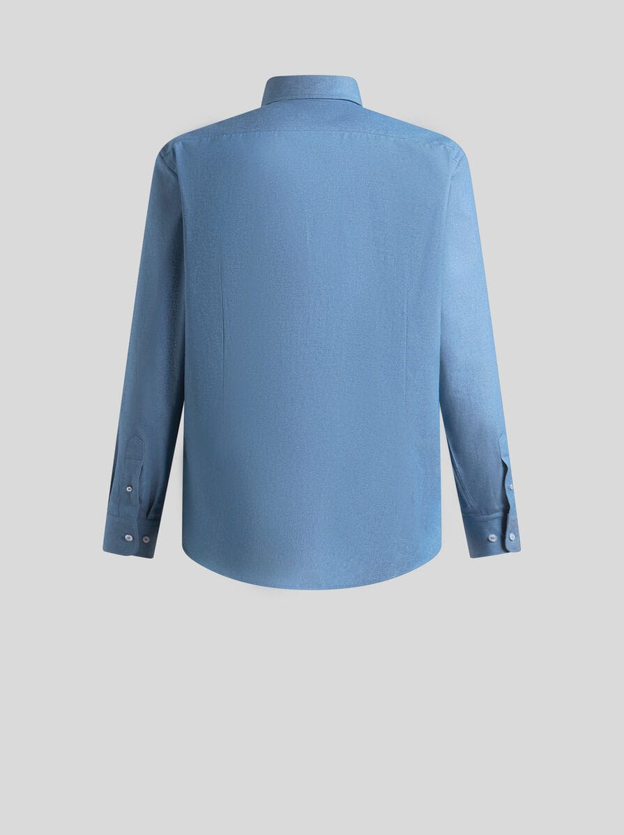 COTTON SHIRT WITH PEGASO - 5
