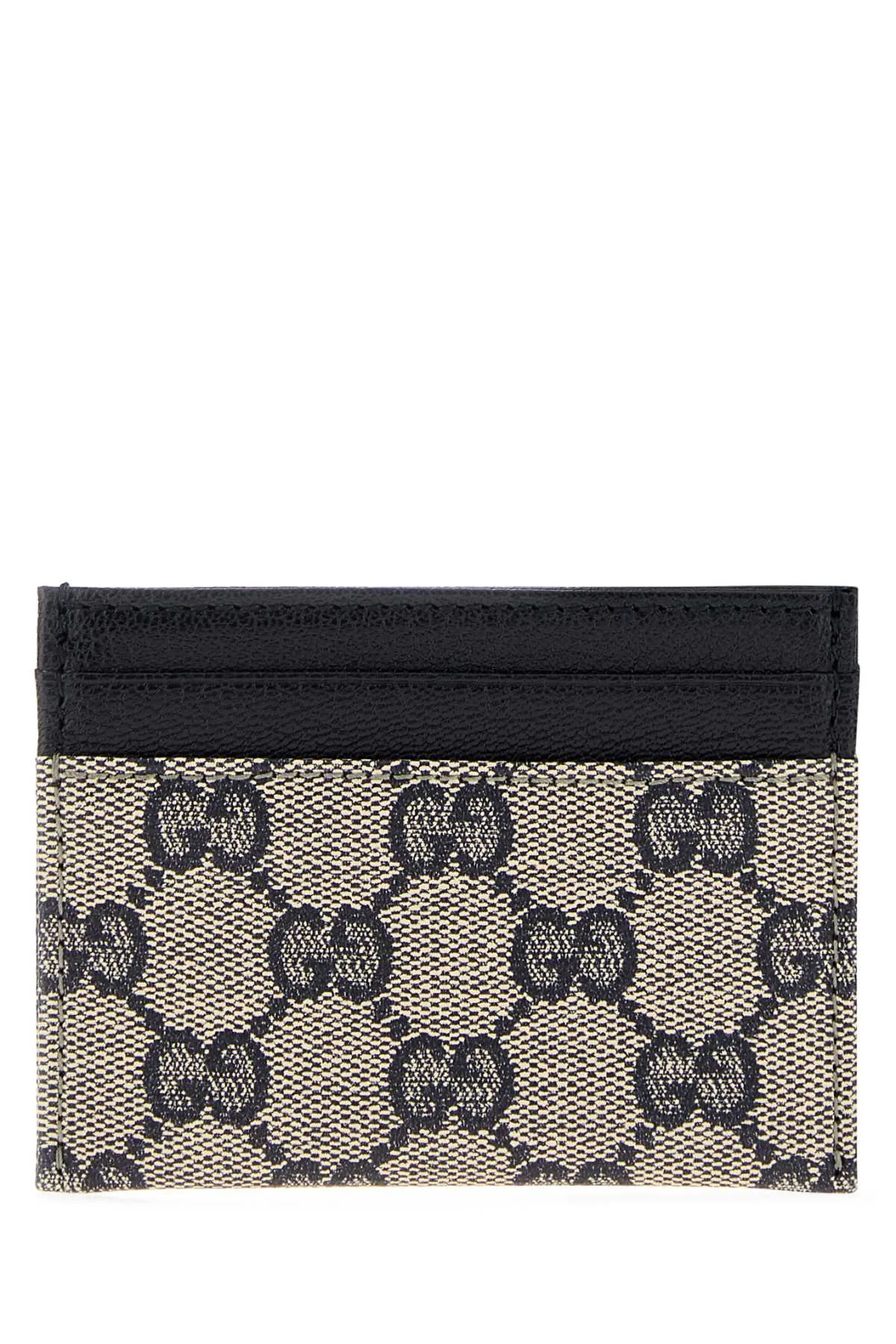 Gucci Men Printed Canvas Gucci Essence Classic Card Holder - 1
