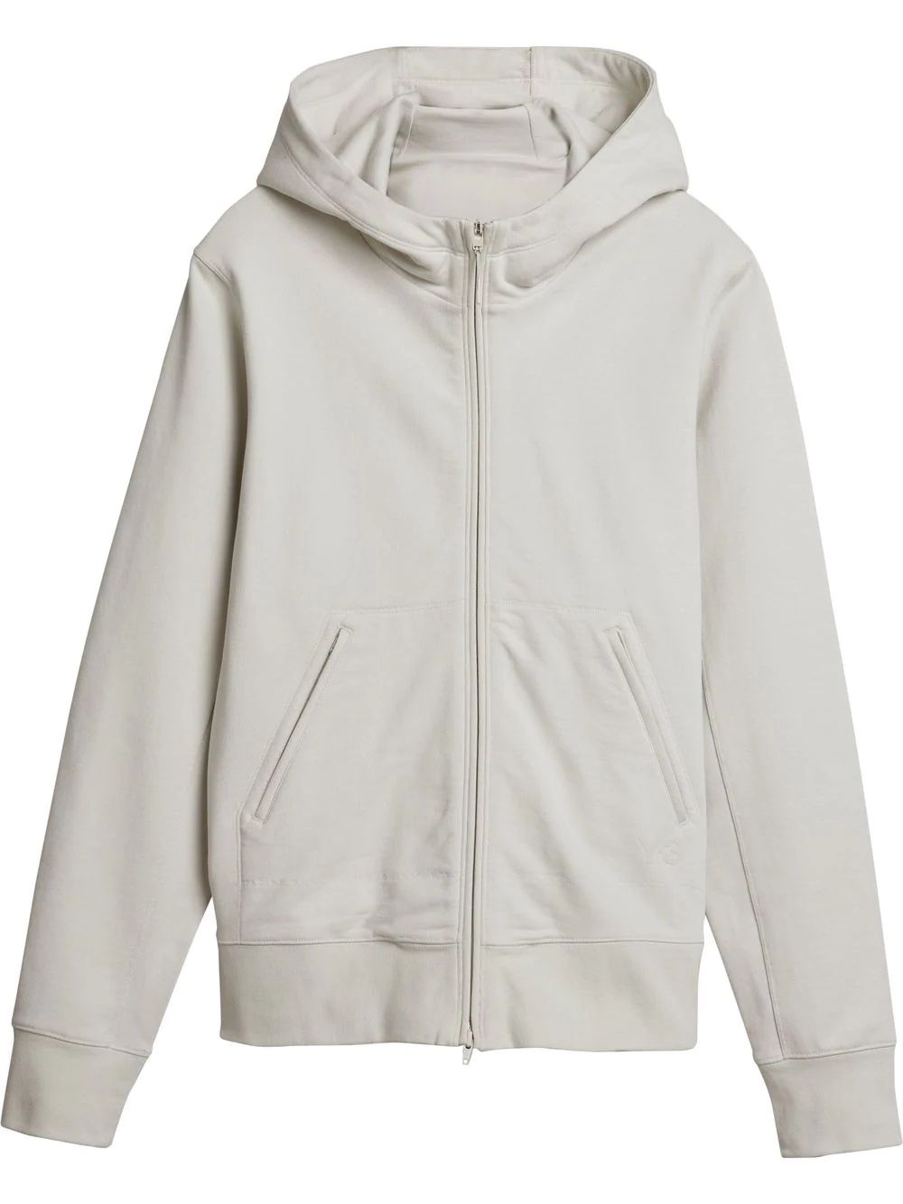 zip-up cotton hoodie - 1