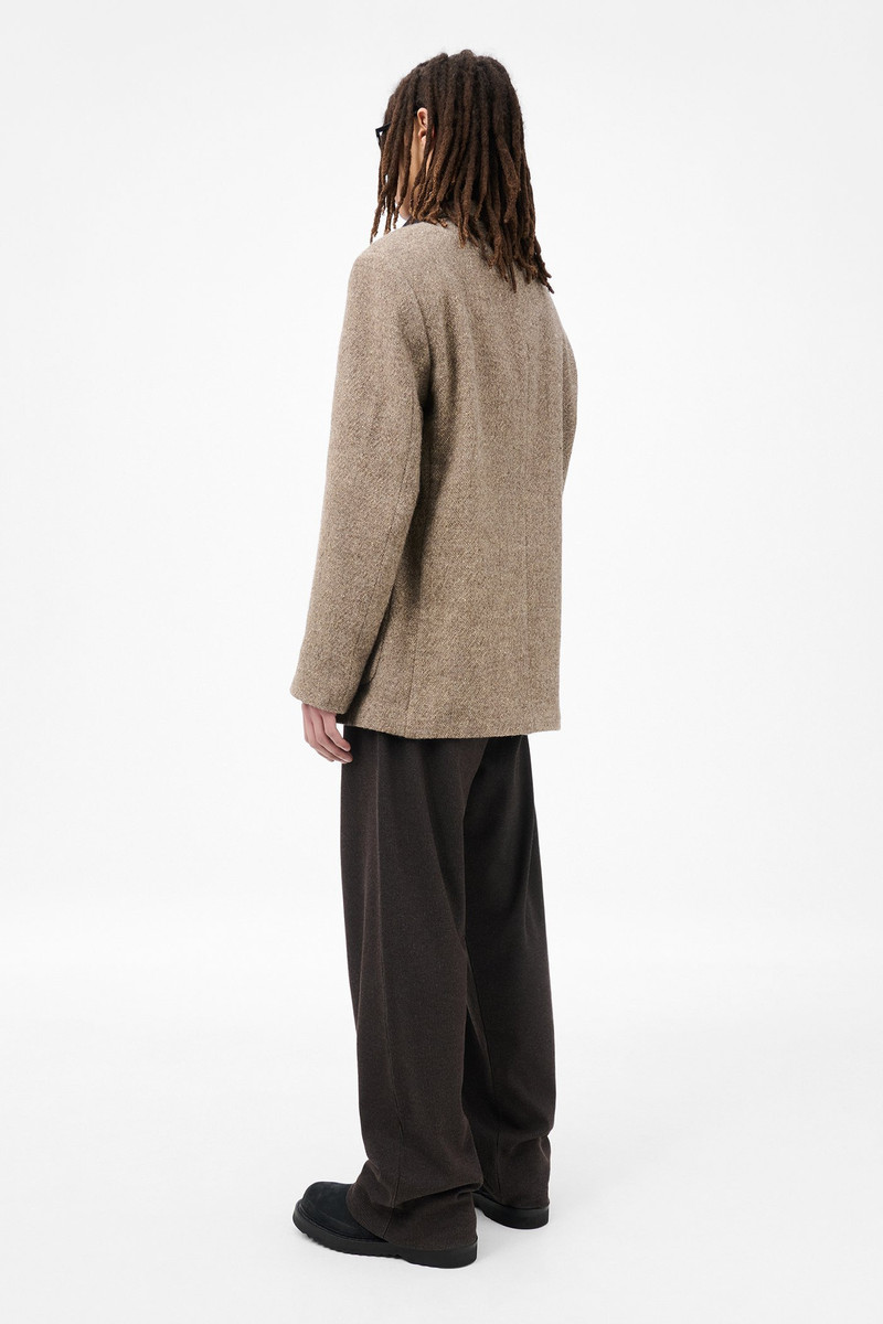 Embrace Blazer Natural Brown Sack Weave 5