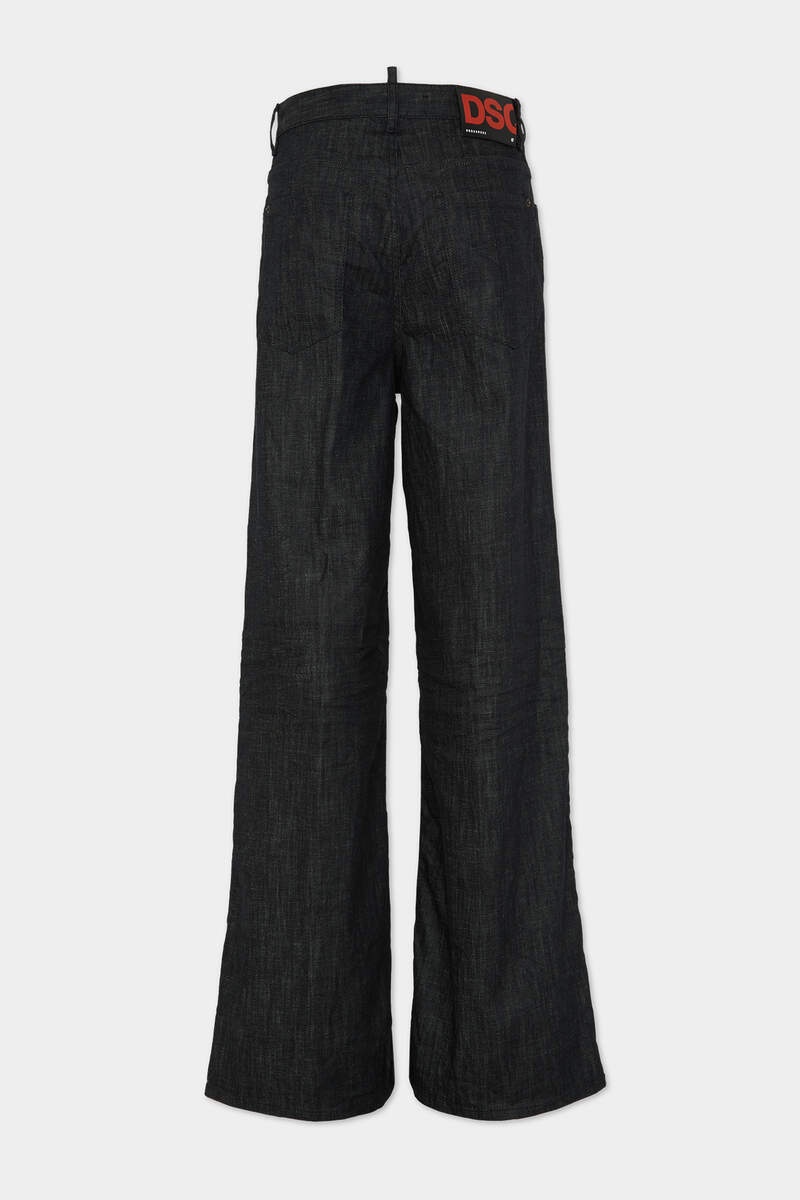 BLACK RINCE WASH TRAVELLER JEANS - 2