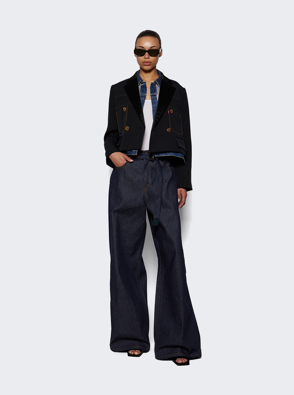 X Levi's Denim Matelassé Twill Jacket Black - 5
