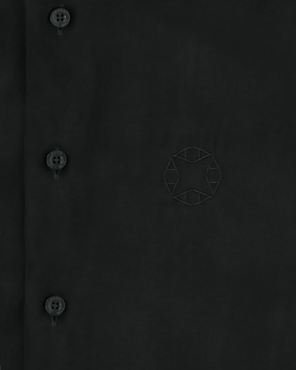 SHORT SLEEVE CUPRO SHIRT WITH EYELETS - 7