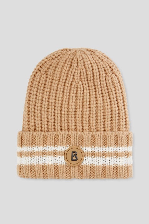 Bento Hat in cashmere in Camel - 1
