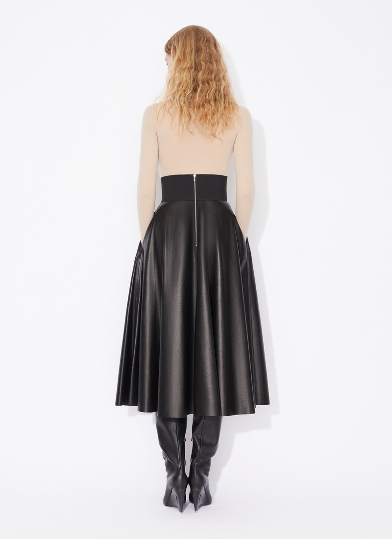 Alaïa BELTED LAMBSKIN SKIRT outlook