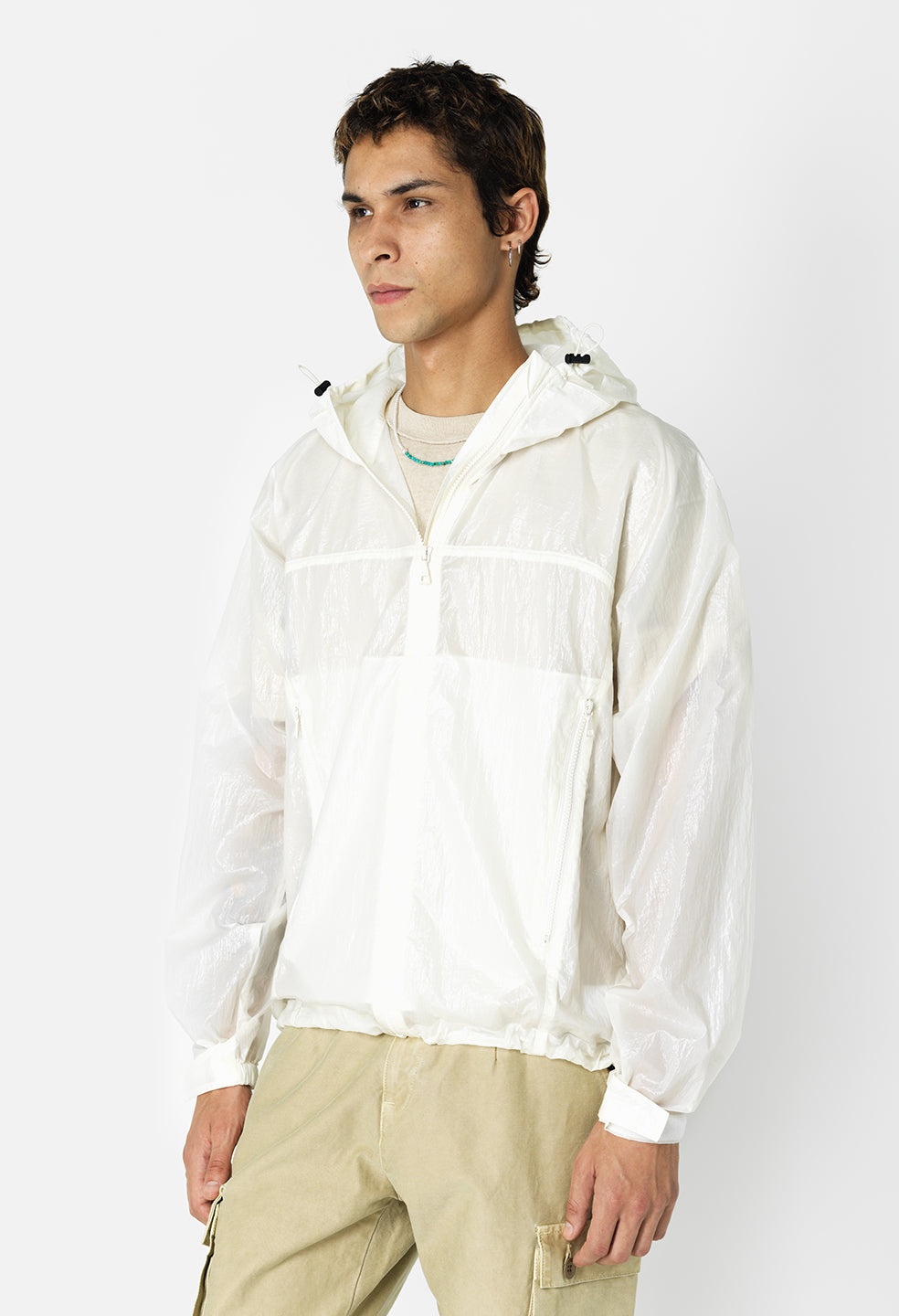 COATED NYLON ANORAK - 3