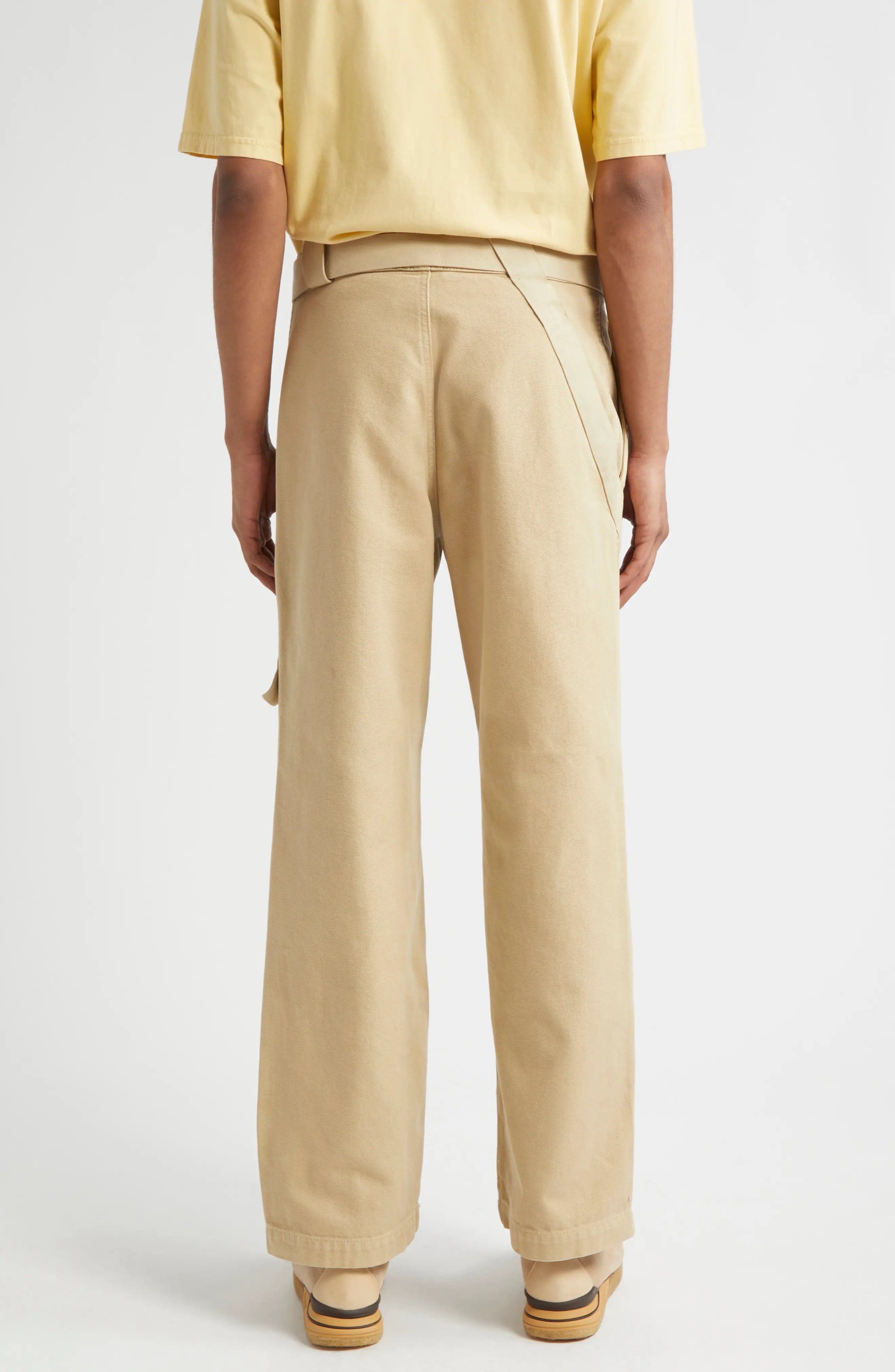 Le Pantalon Marrone Belted Pants - 2