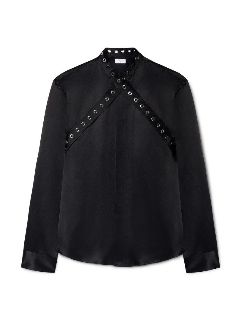 Eyelet Duchesse Collar Shirt - 1