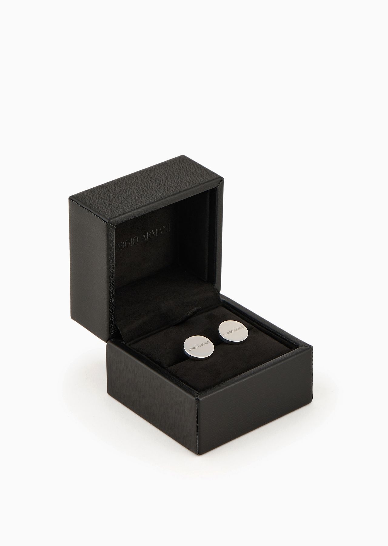 Sterling silver cufflinks with logo - 4
