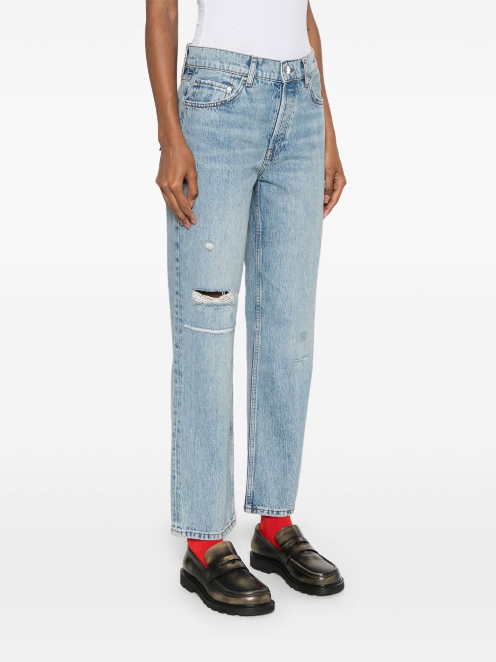 Benson high-rise straight-leg jeans - 3