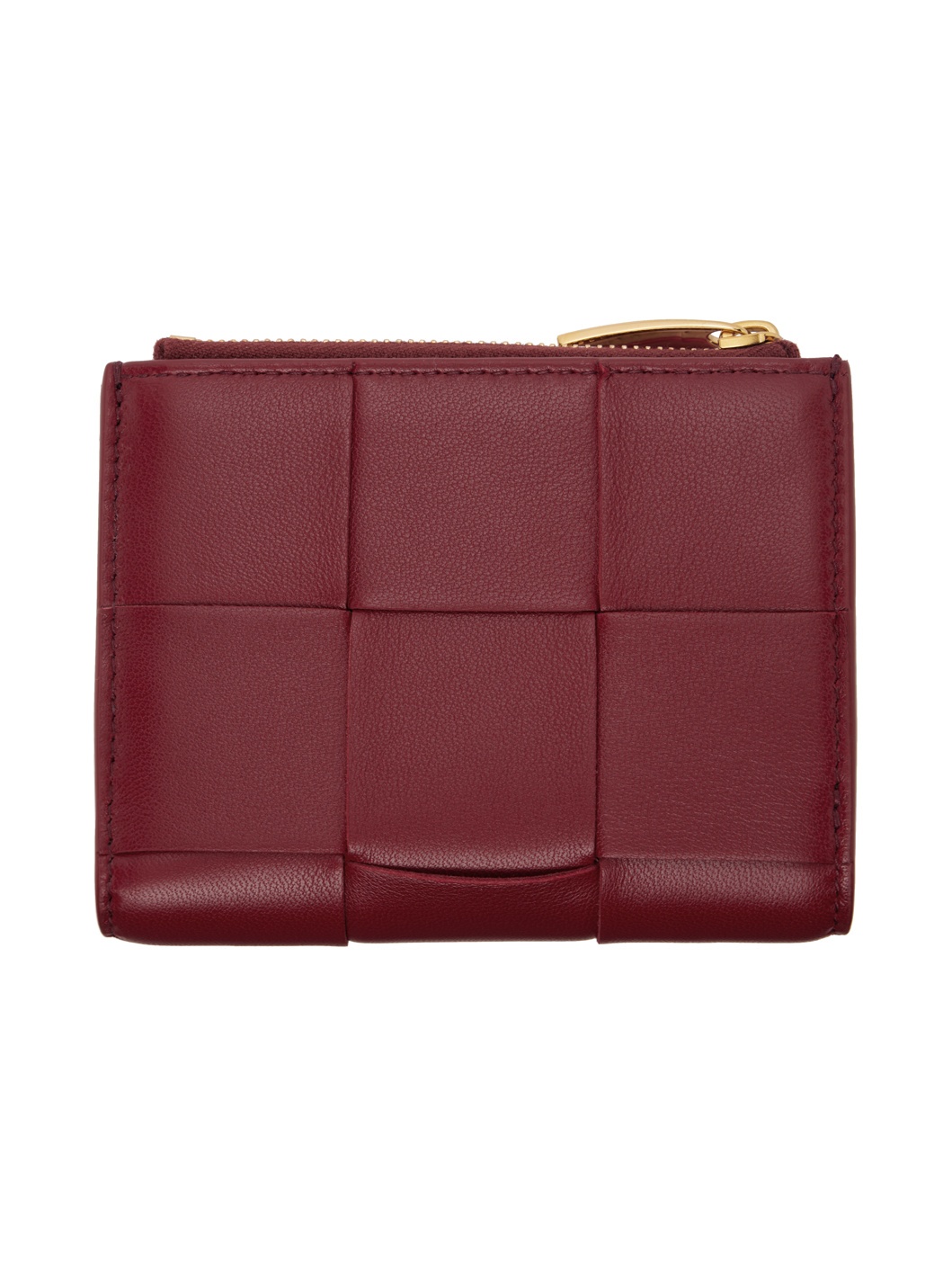 Red Small Cassette Bi-Fold Zip Wallet - 2