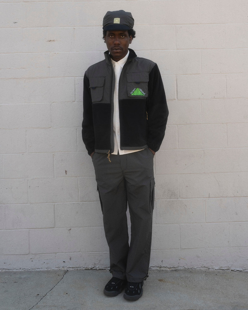 Gridded Ripstop Flight Pant - Black 4