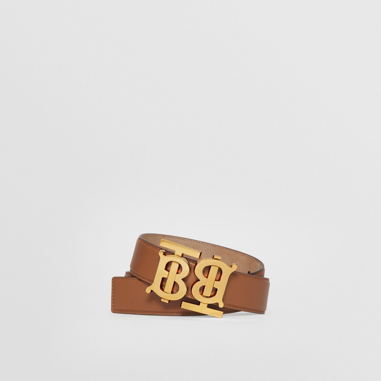 Double Monogram Motif Leather Belt - 1