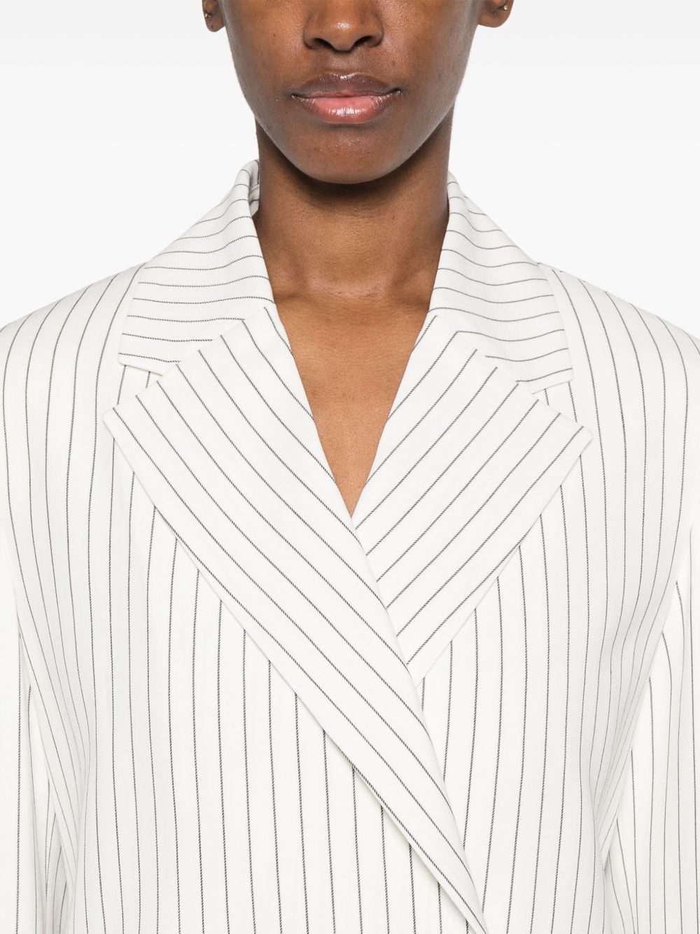 striped blazer - 5