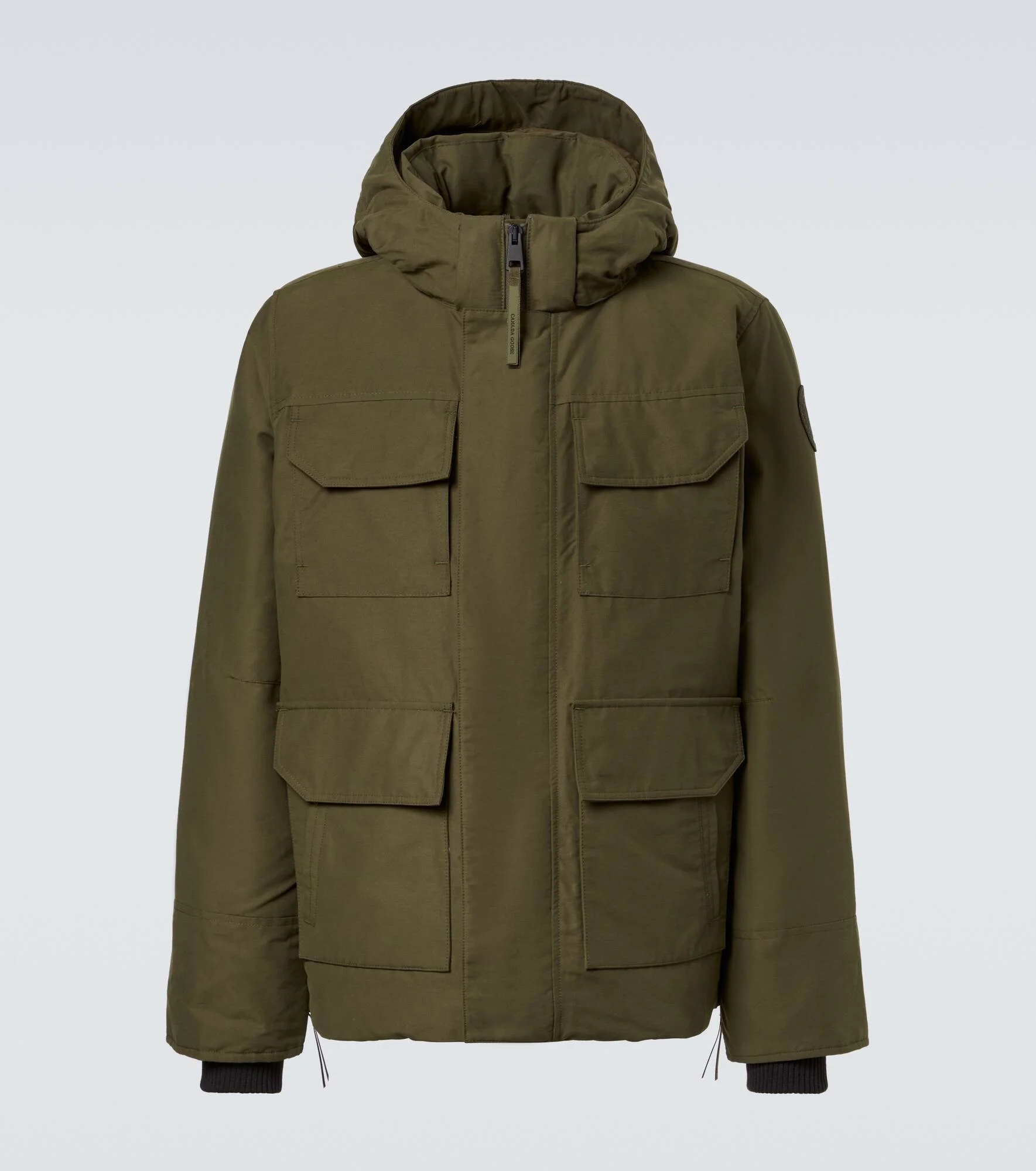 Maitland cotton-blend down parka - 1