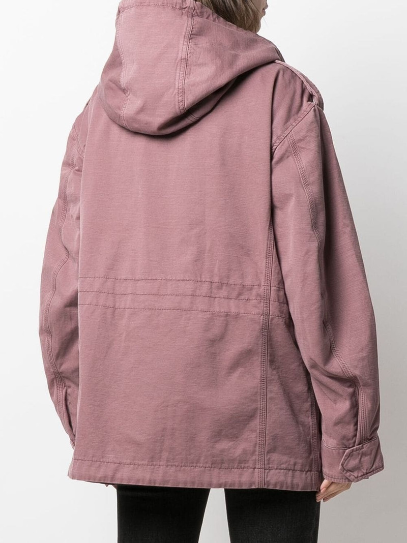 cargo-pocket hooded jacket 4