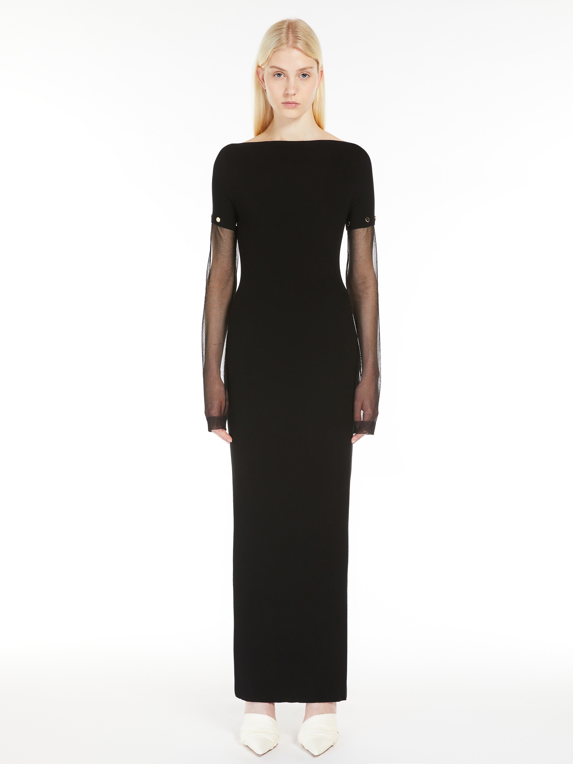 GRAZIA Stretch viscose long dress - 3