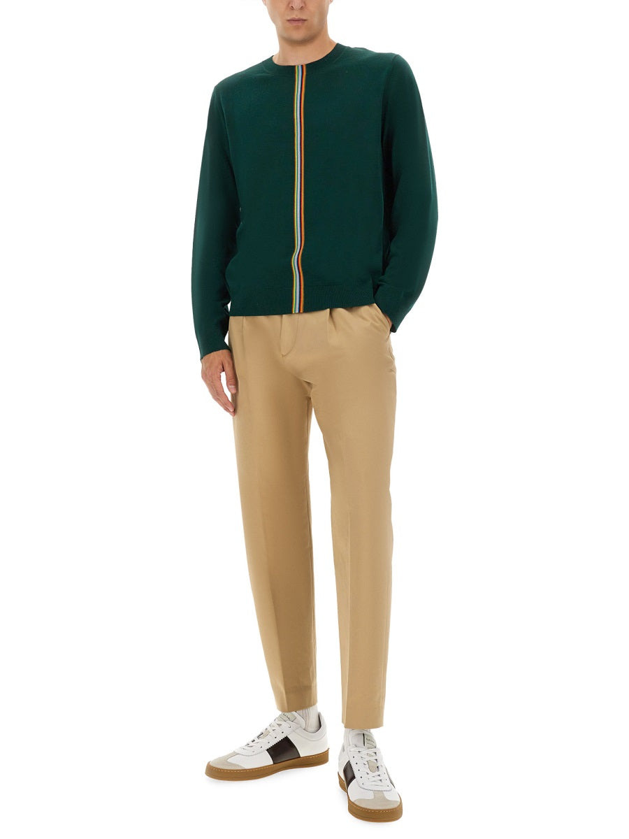 Paul Smith Men Jersey With Striped Detail - 2