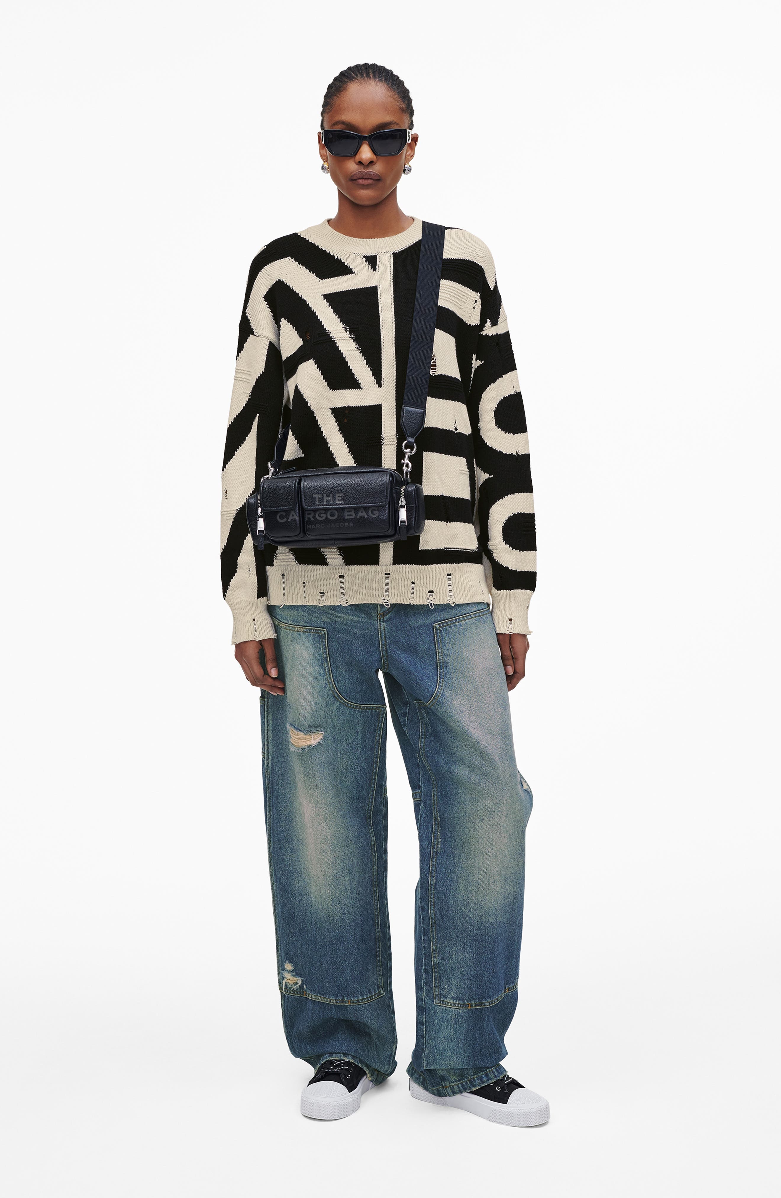 Marc Jacobs The Leather Cargo Bag in Black at Nordstrom - 3
