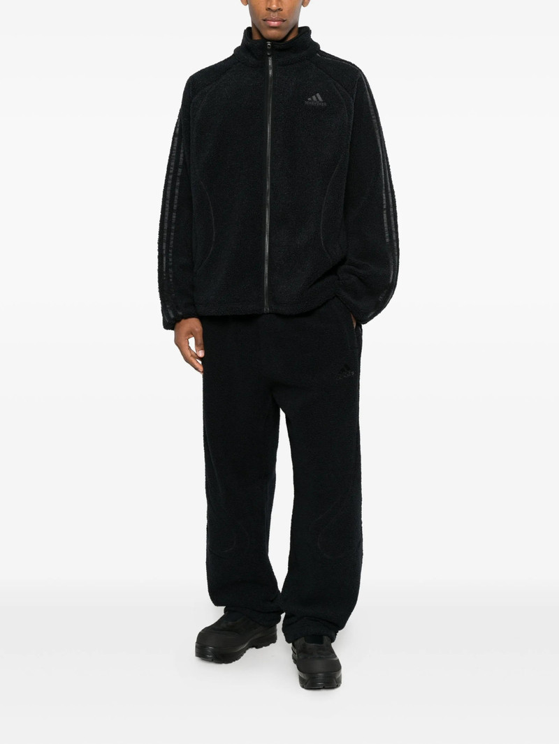Adidas Borg Three-stripe Zip Sweatshirt 5