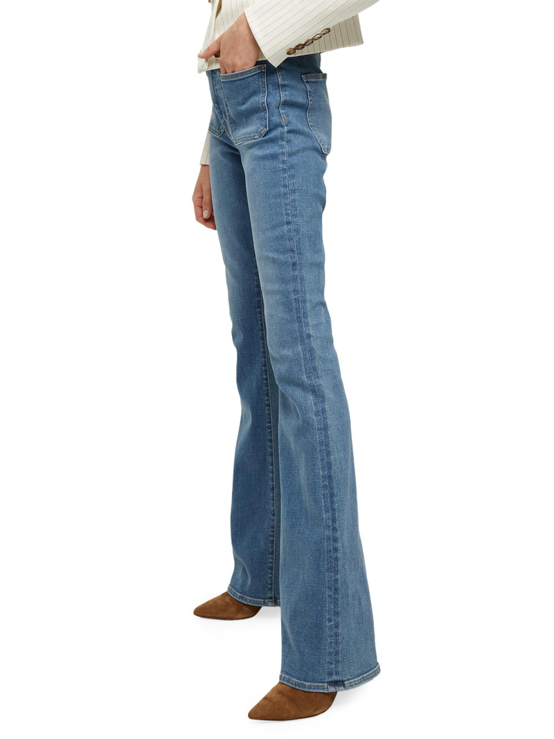 Women's Beverly Skinny Flare Patch Pocket Jeans - Sierra 4