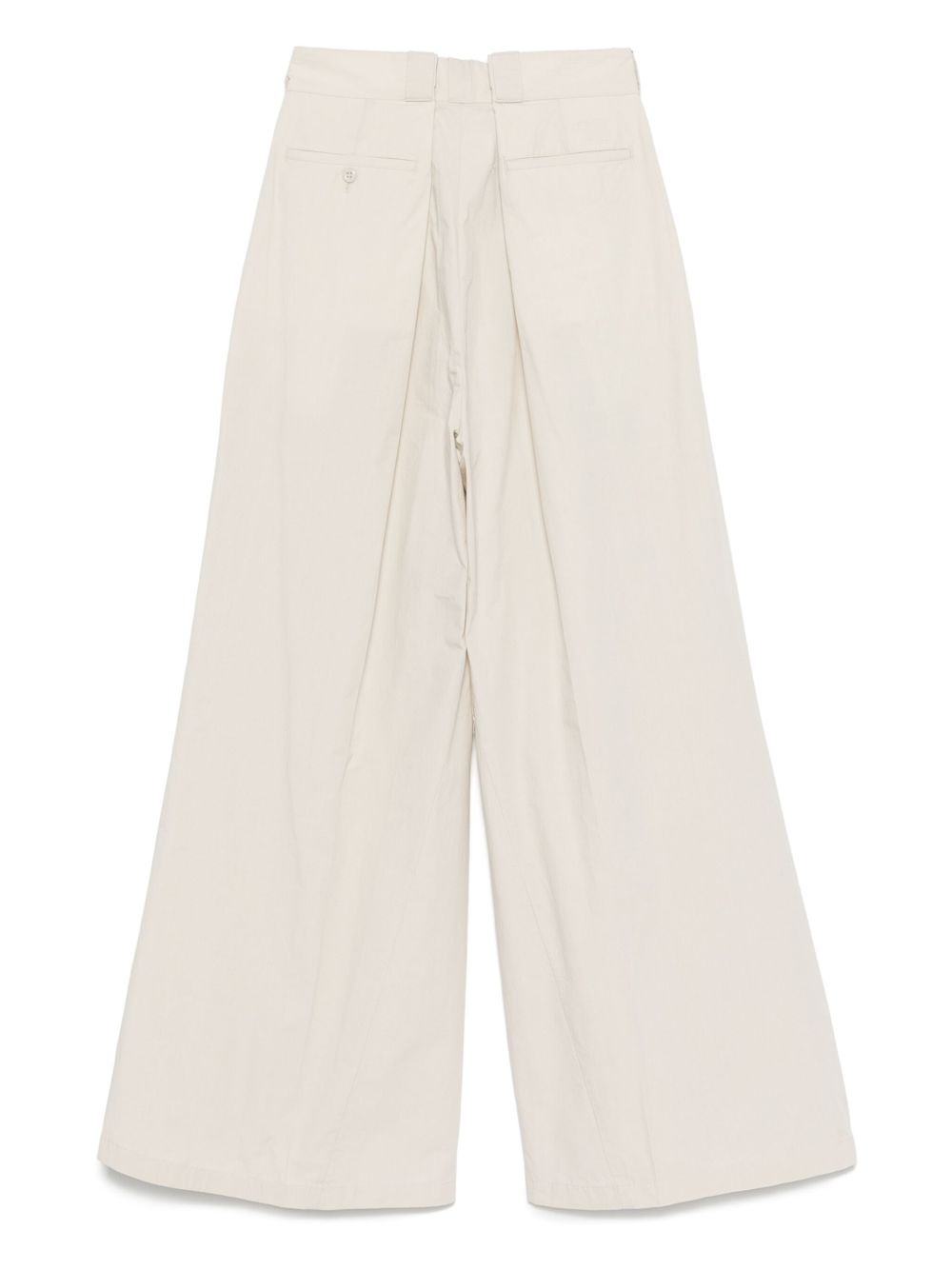 pleat-detail trousers - 2