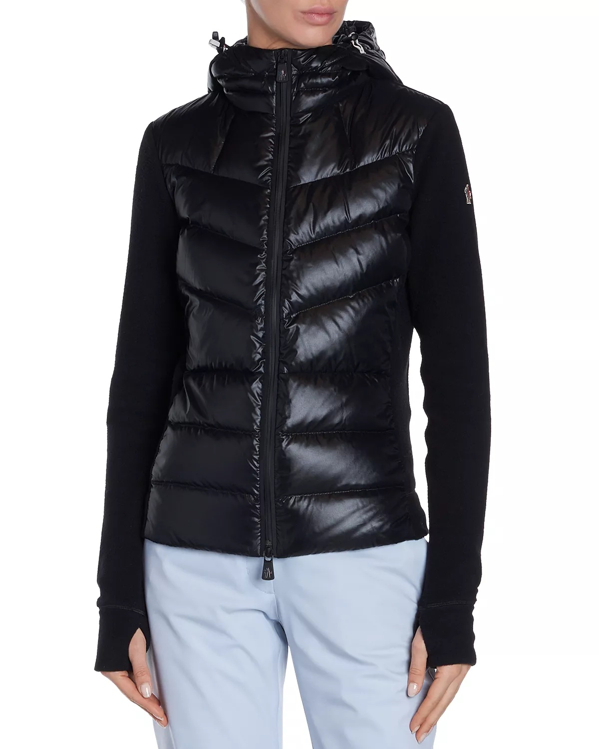 Quilted Down Front Cardigan - 8