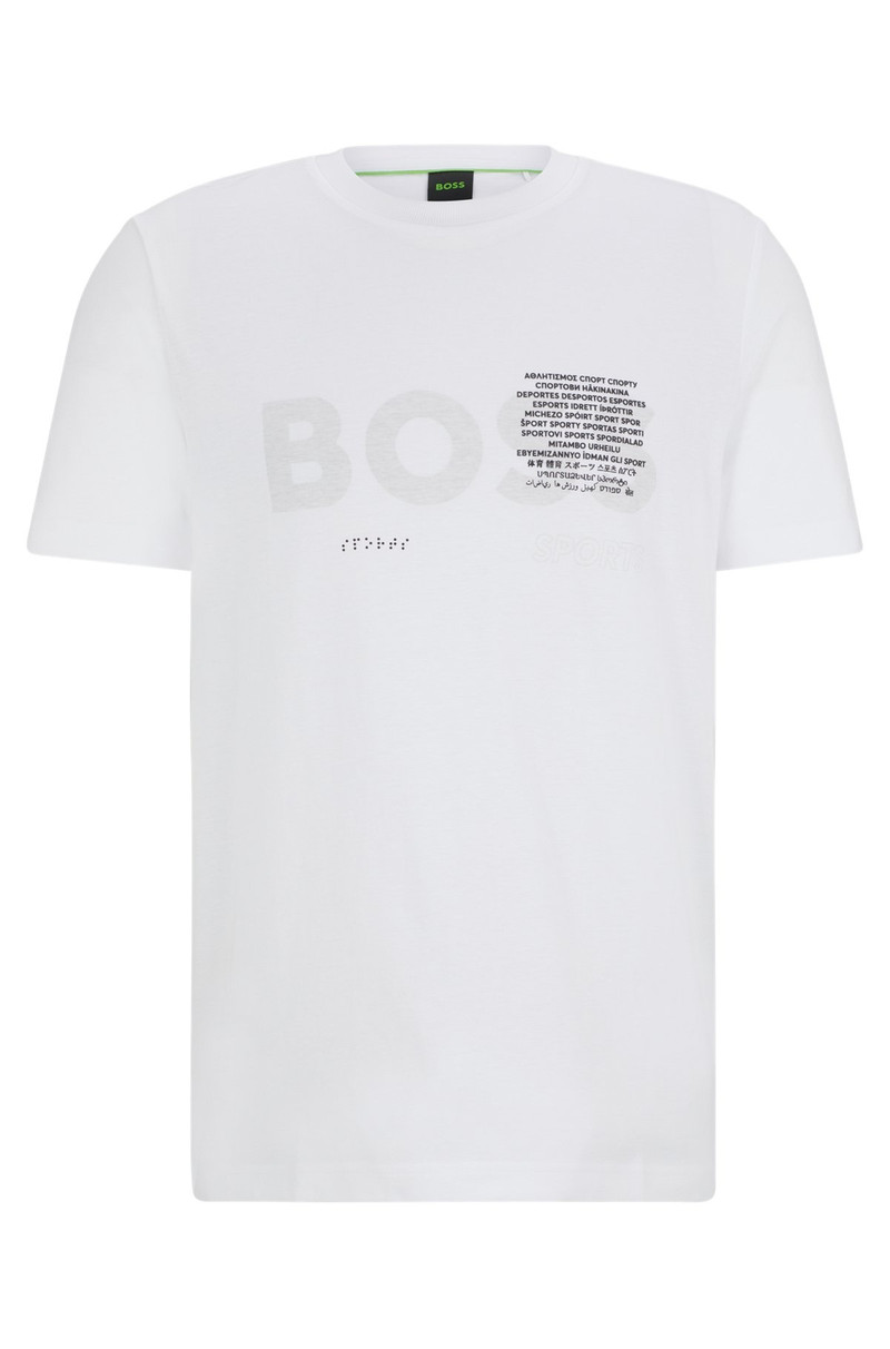 COTTON-JERSEY REGULAR-FIT T-SHIRT WITH SIGNATURE ARTWORK 1